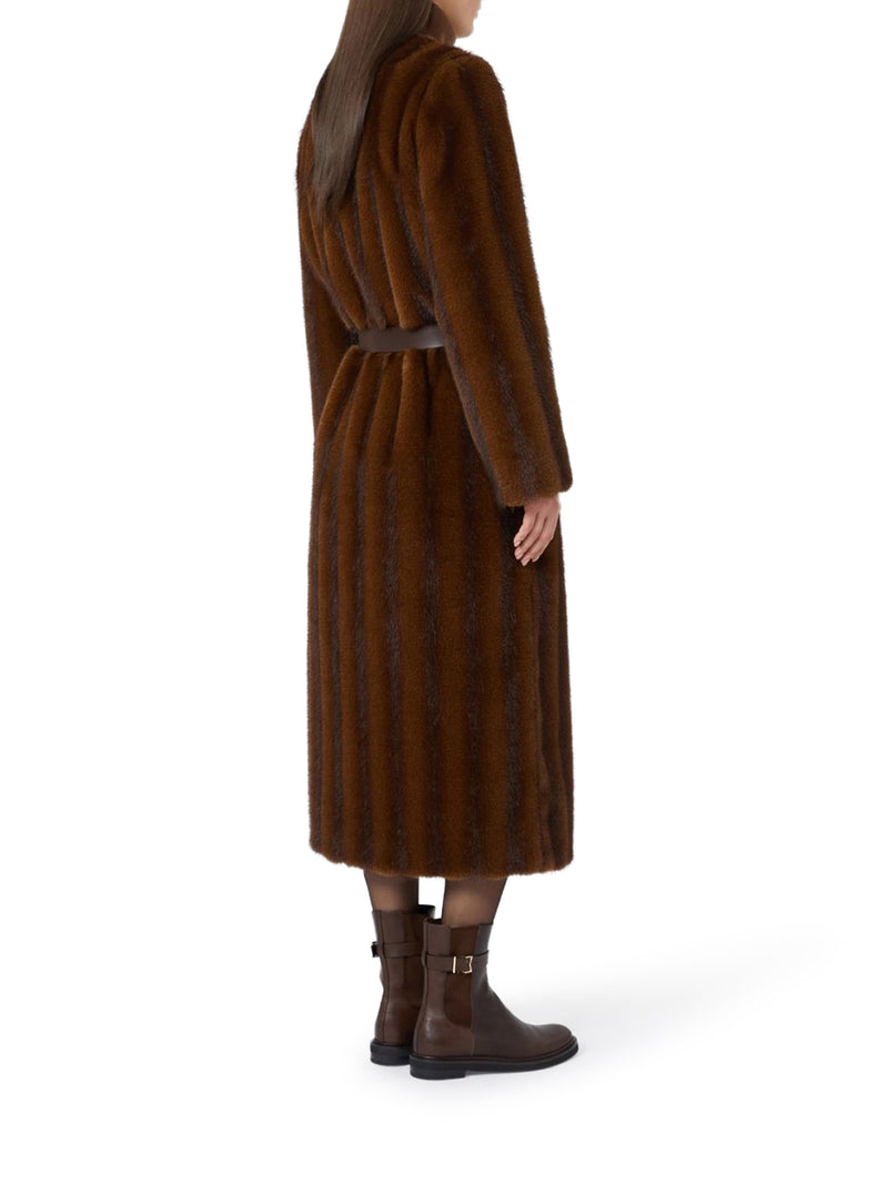 LONG COAT WITH A SOFT TEXTURE