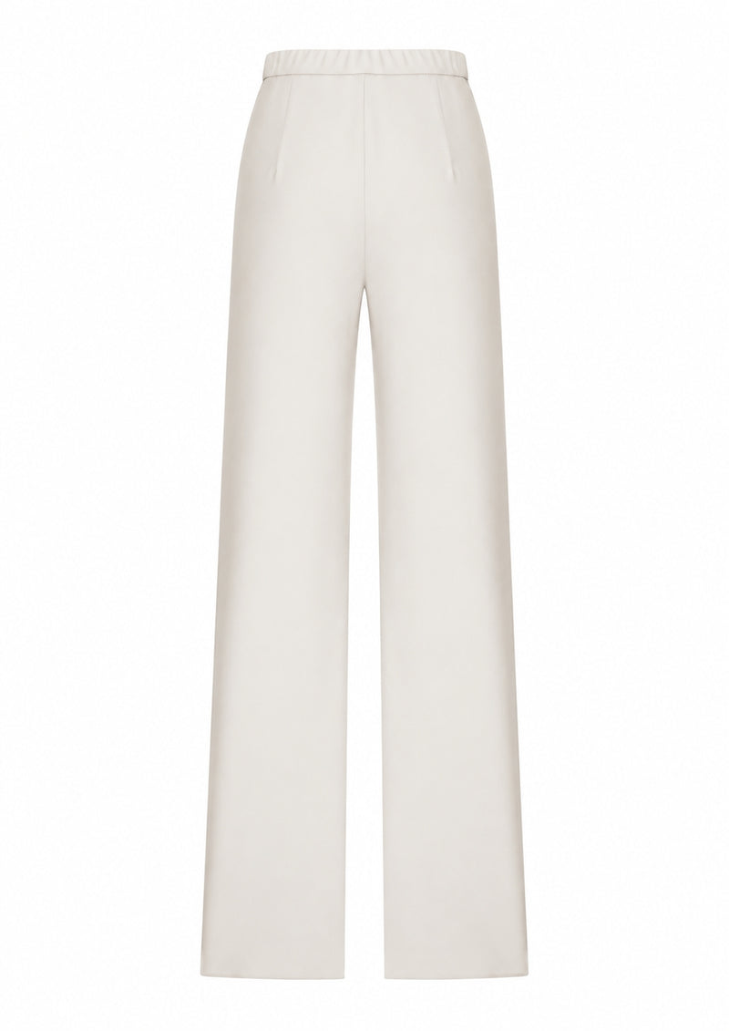 WOOL DRAWSTRING TROUSERS