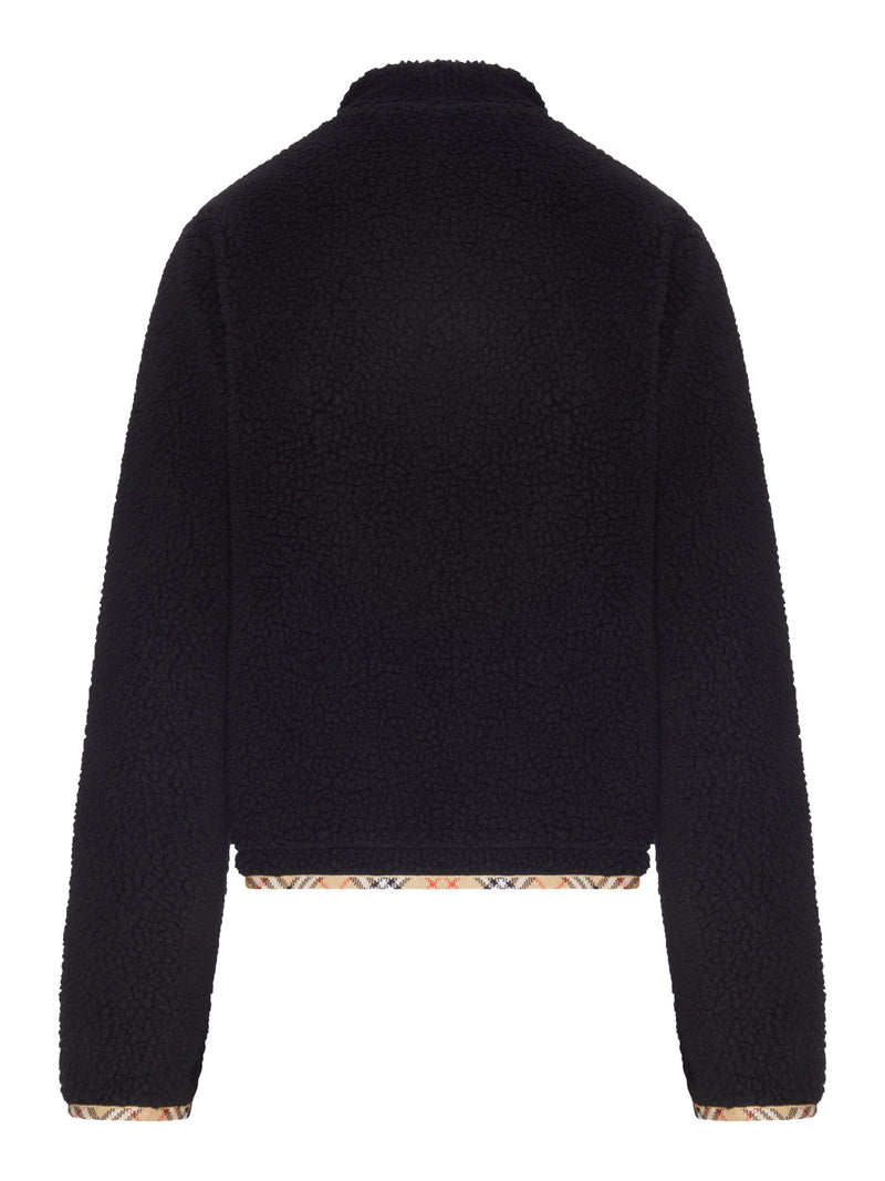 BLACK TEDDY FLEECE JACKET