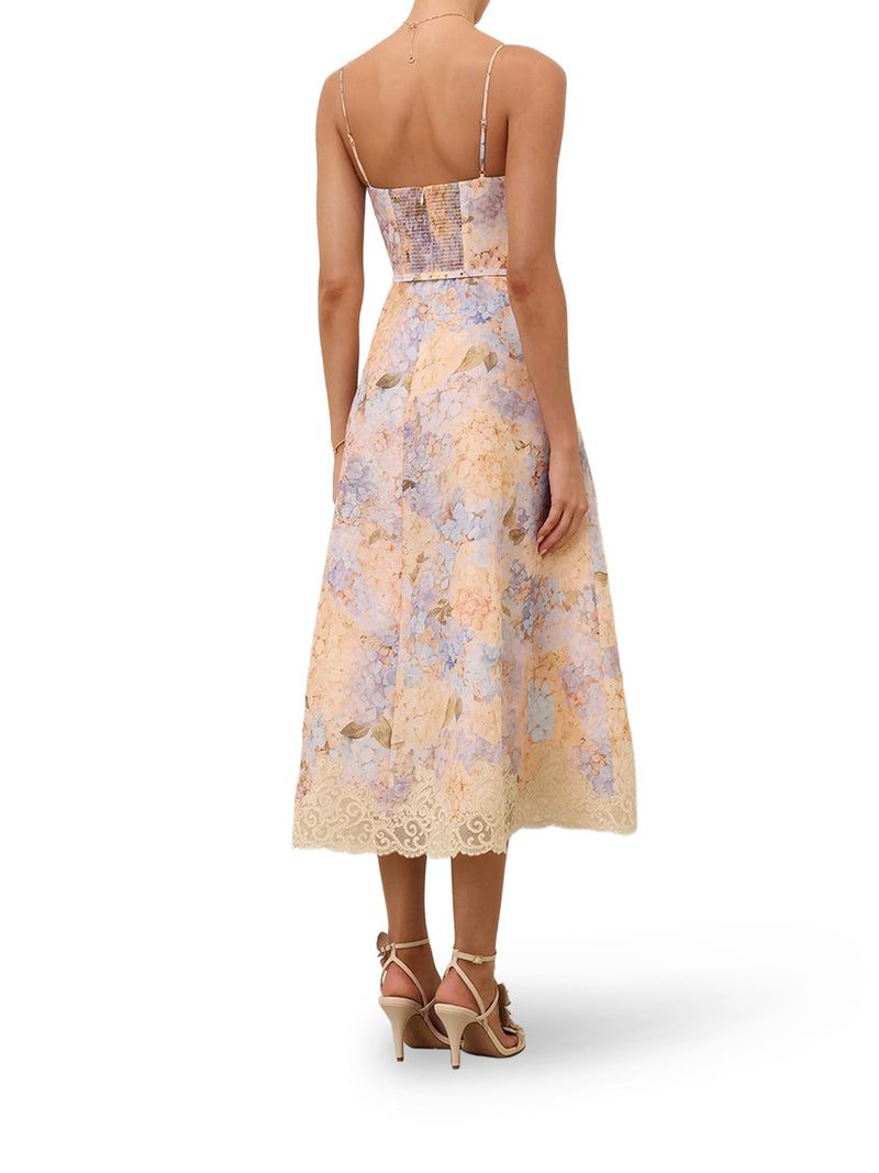 VALIANT TUCKED MIDI DRESS