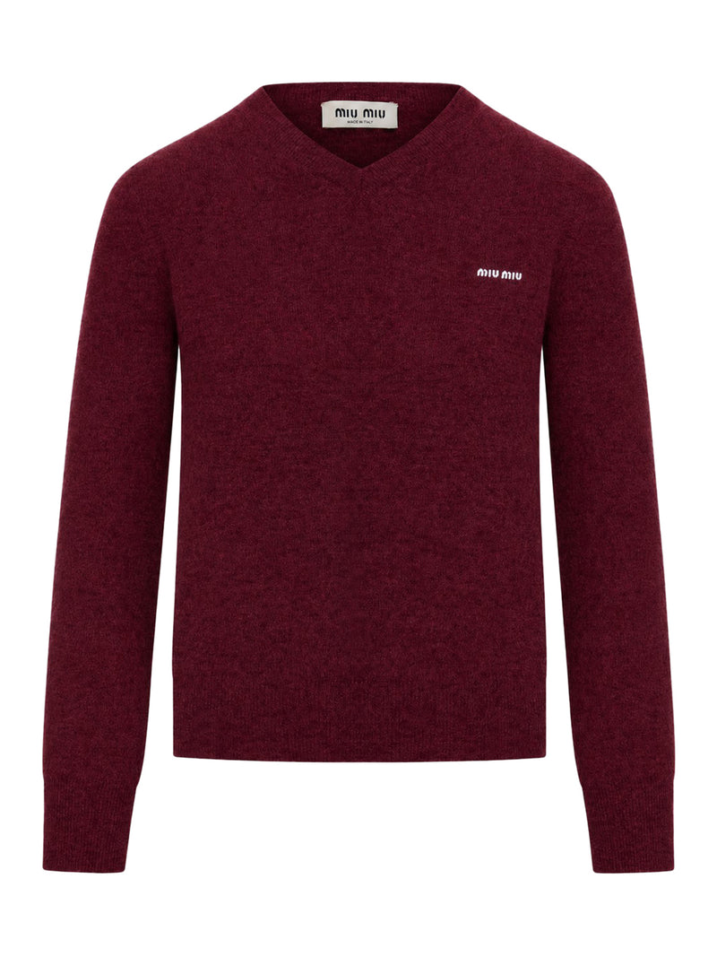 V-NECK WOOL SWEATER
