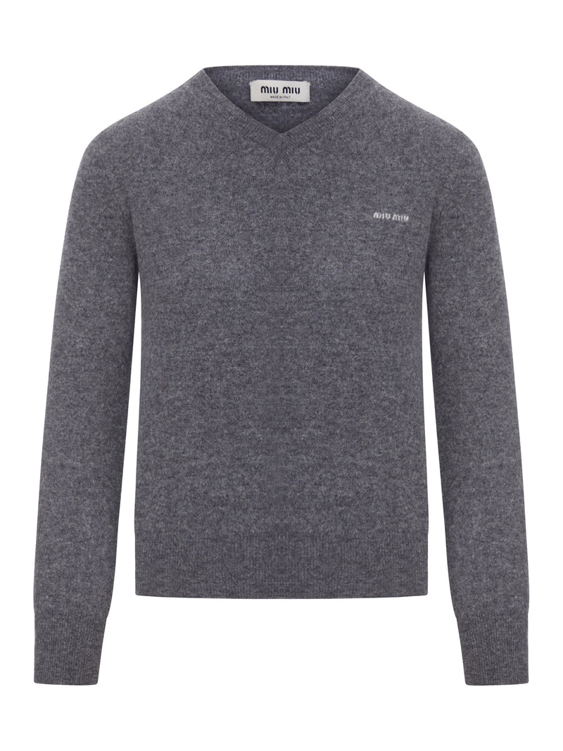 V-NECK WOOL SWEATER