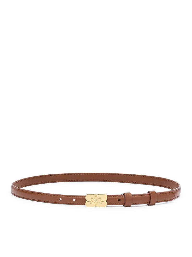 KAT BROWN SKINNY BELT