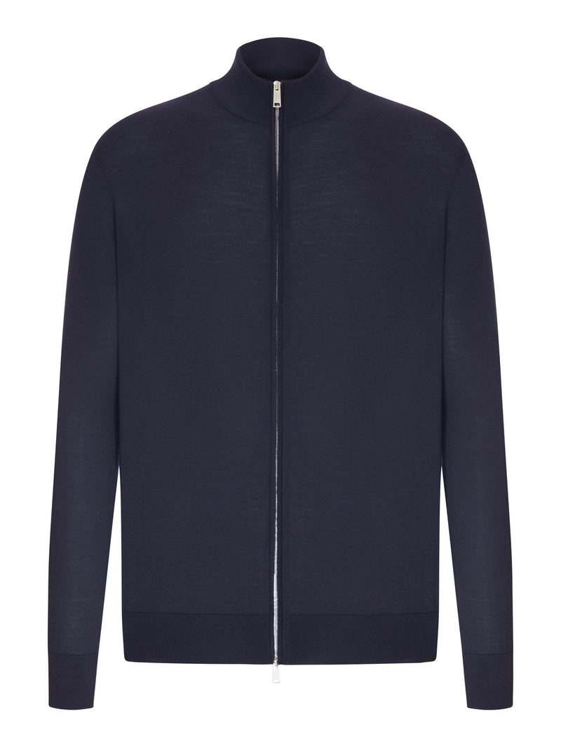 TROPHY 15MILMIL15 WOOL ZIP-UP SWEATER