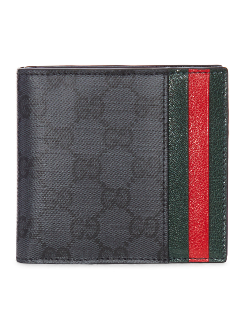 BI-FOLD WALLET WITH CARD SLOT AND WEB RIBBON