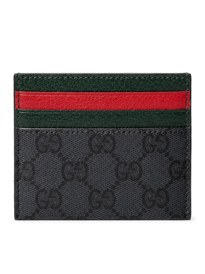 CARD HOLDER WITH CARD SLOTS AND WEB RIBBON