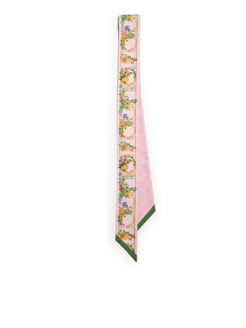 GG JACQUARD SILK TWILL PRINTED RIBBON