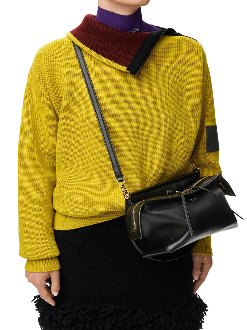 SMALL LEATHER WHISKER BAG