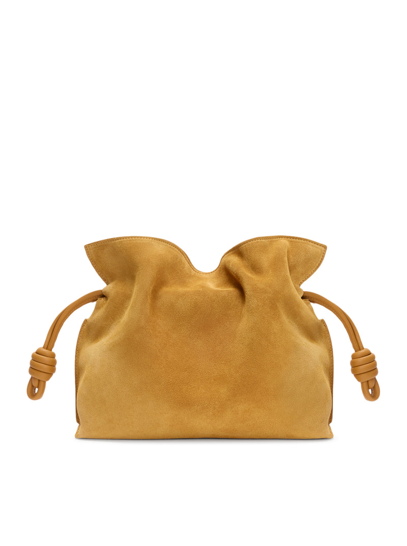 MEDIUM FLAMENCO CLUTCH IN SUEDE