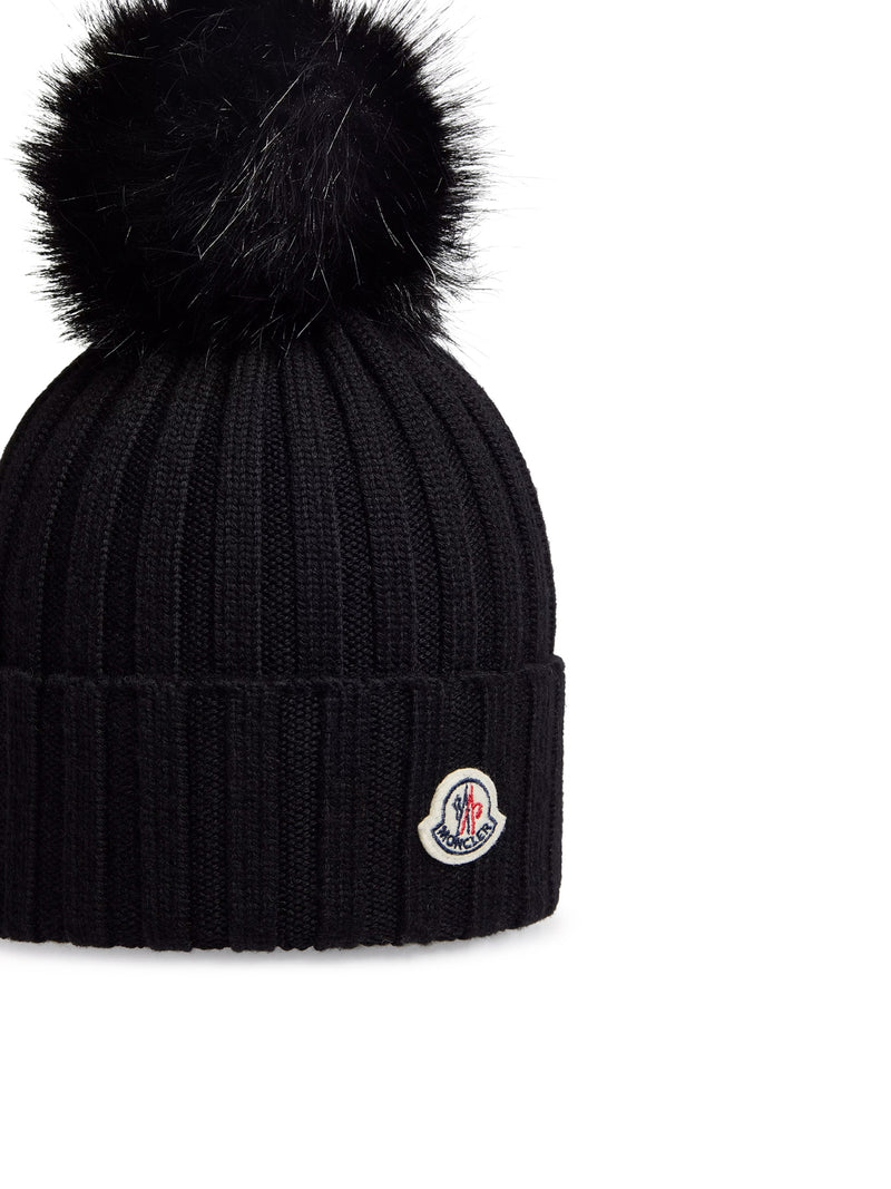 WOOL HAT WITH POM POM