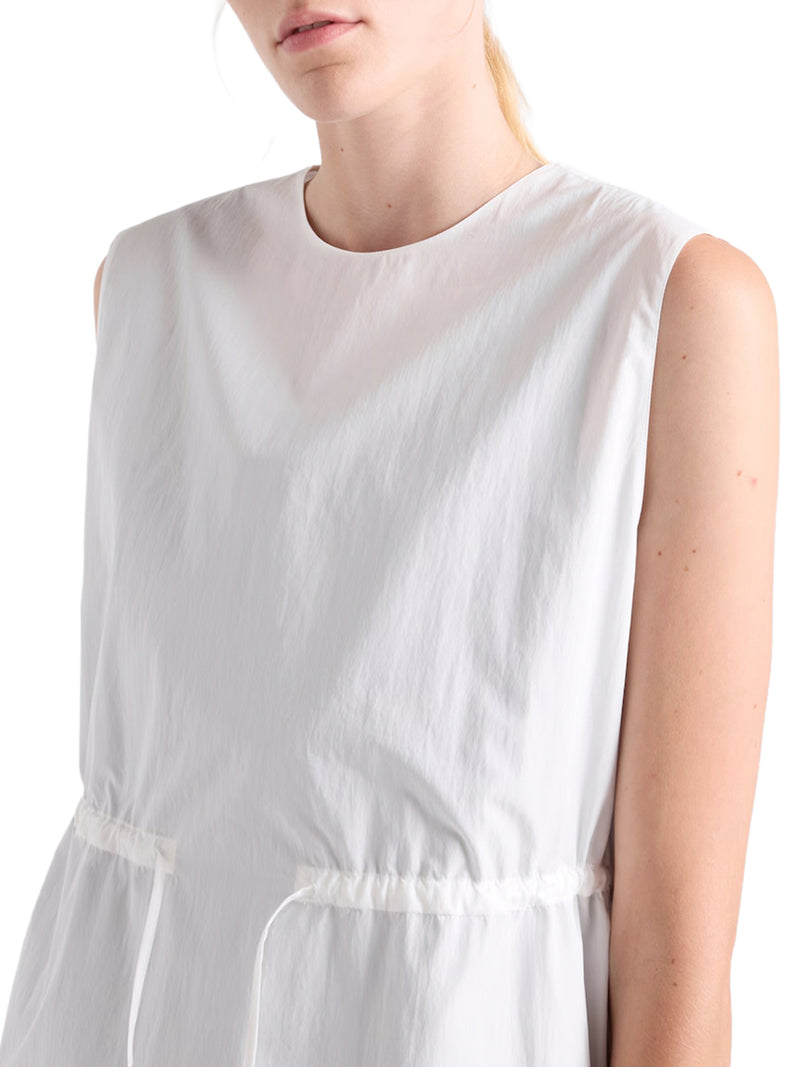 PRINTED COMPACT CANVAS DRESS