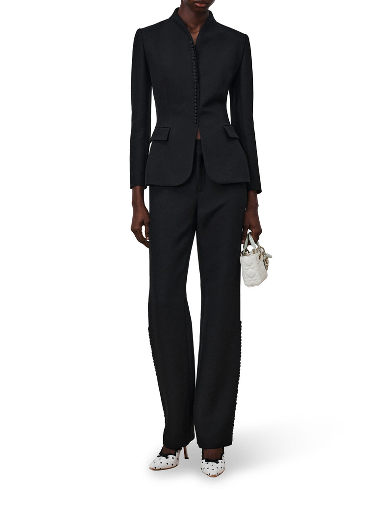 WOOL AND SILK BAR JACKET