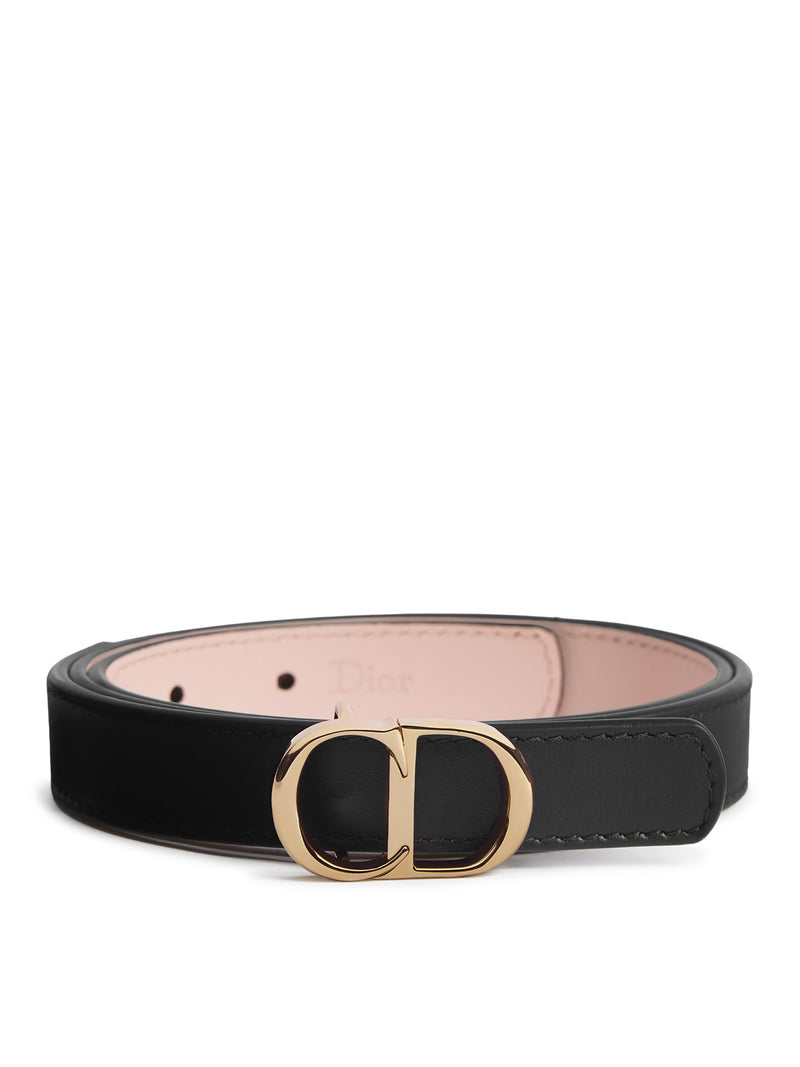 CD ICON REVERSIBLE BELT IN SMOOTH CALFSKIN
