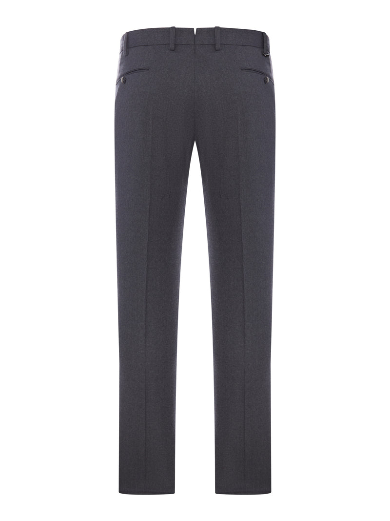 SLIM FIT TAILORED TROUSERS