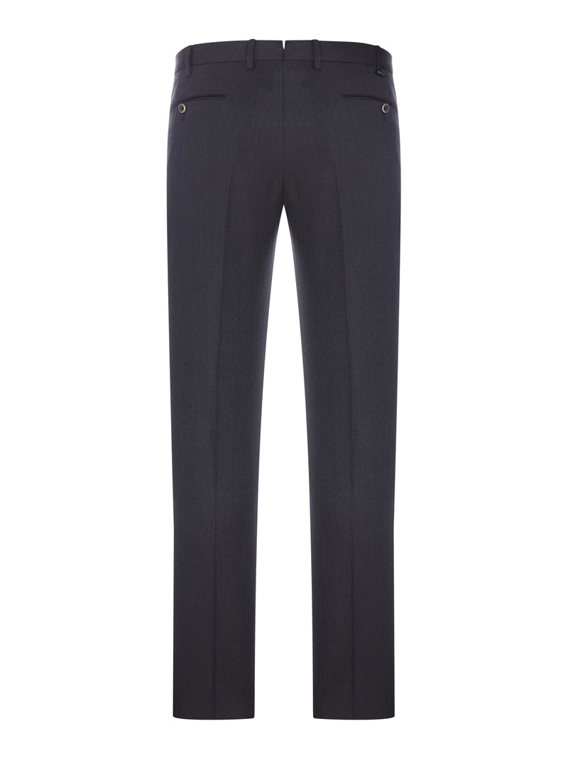 SLIM-FIT TAILORED TROUSERS