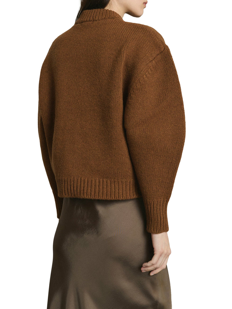 LEONARD COMPACT WOOL CARDIGAN