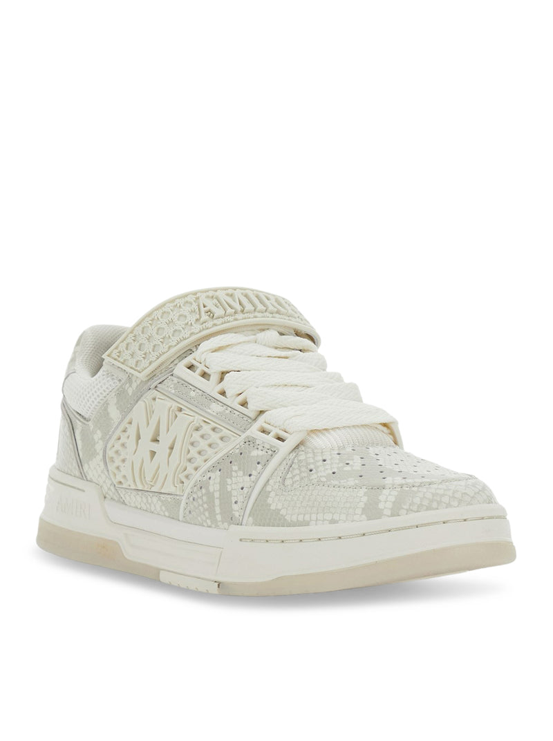 SKYLINE SNEAKER IN LEATHER AND MESH WITH PYTHON PRINT