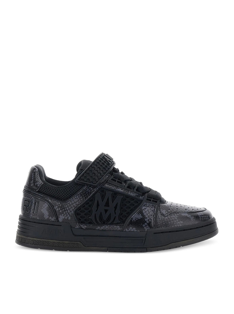 SKYLINE SNEAKER IN LEATHER AND MESH WITH PYTHON PRINT