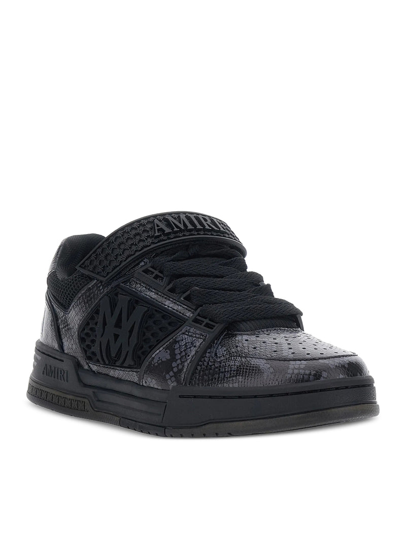 SKYLINE SNEAKER IN LEATHER AND MESH WITH PYTHON PRINT