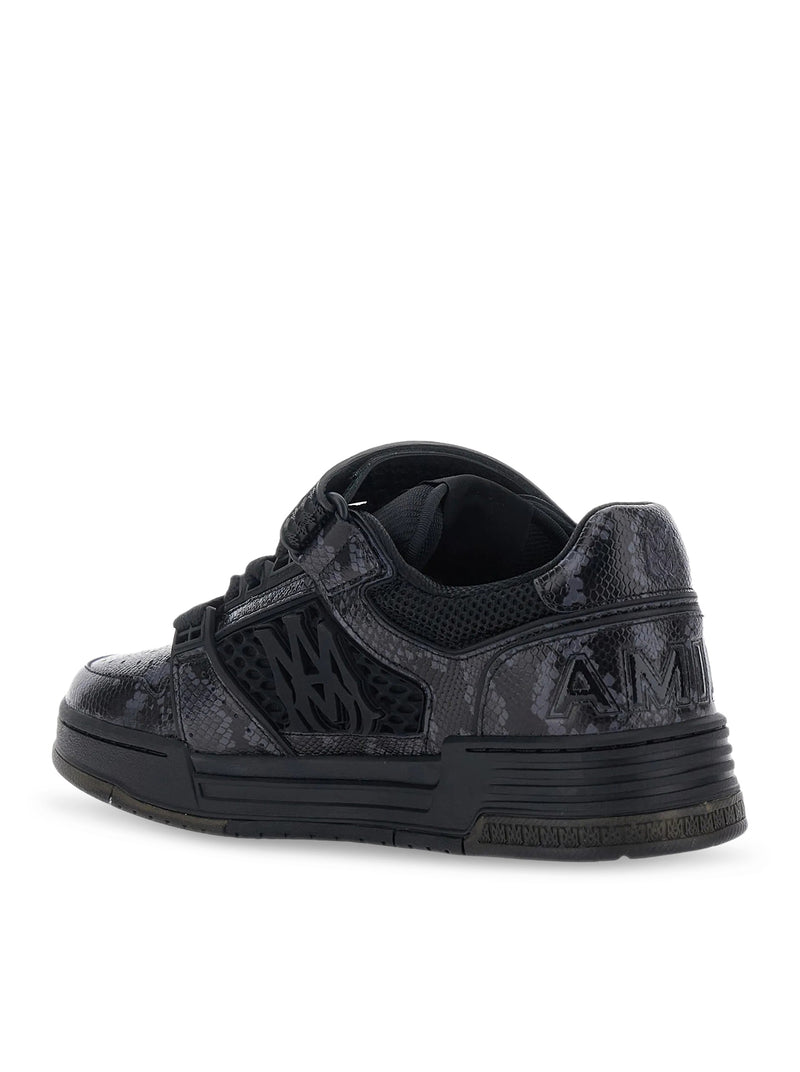 SKYLINE SNEAKER IN LEATHER AND MESH WITH PYTHON PRINT