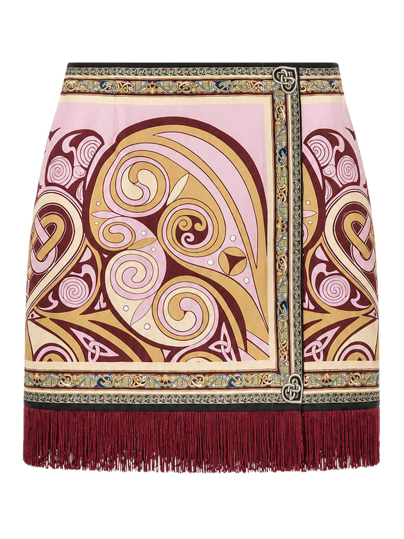 MINI FOULARD SKIRT