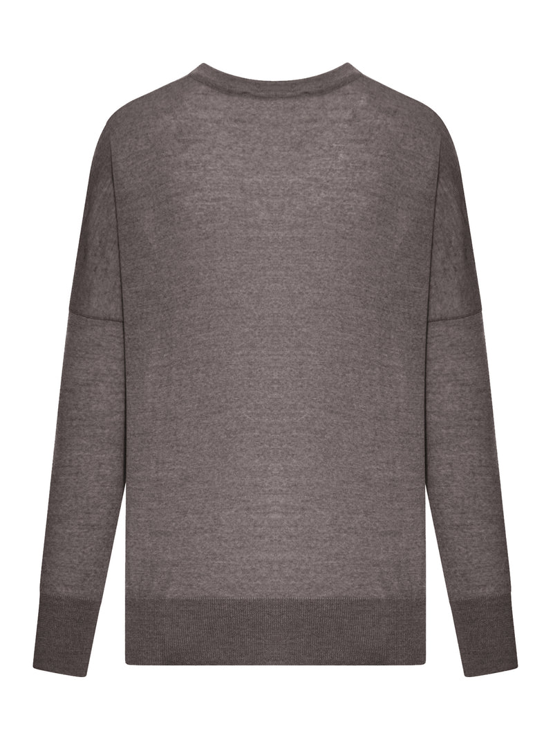 3-PLY MERINO WOOL CREW NECK