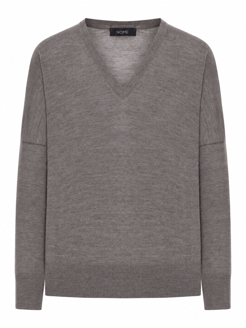 V-NECK WOOL SWEATER