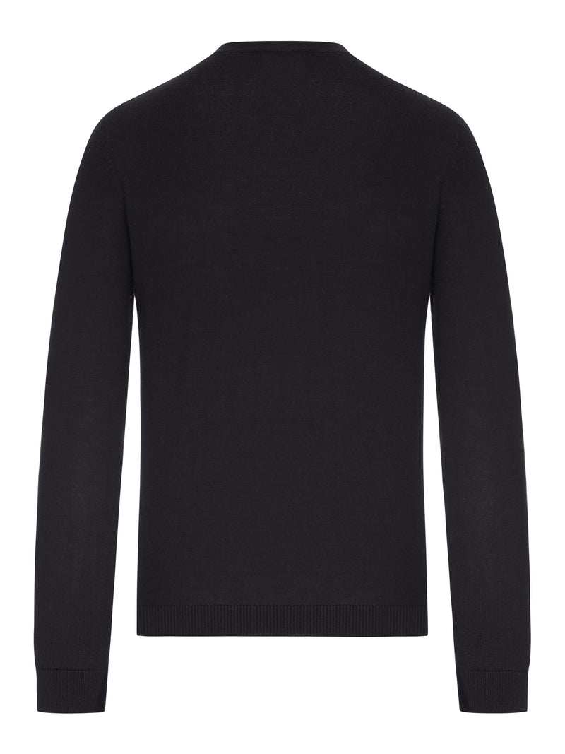 CREW NECK SWEATER IN FINE KNIT
