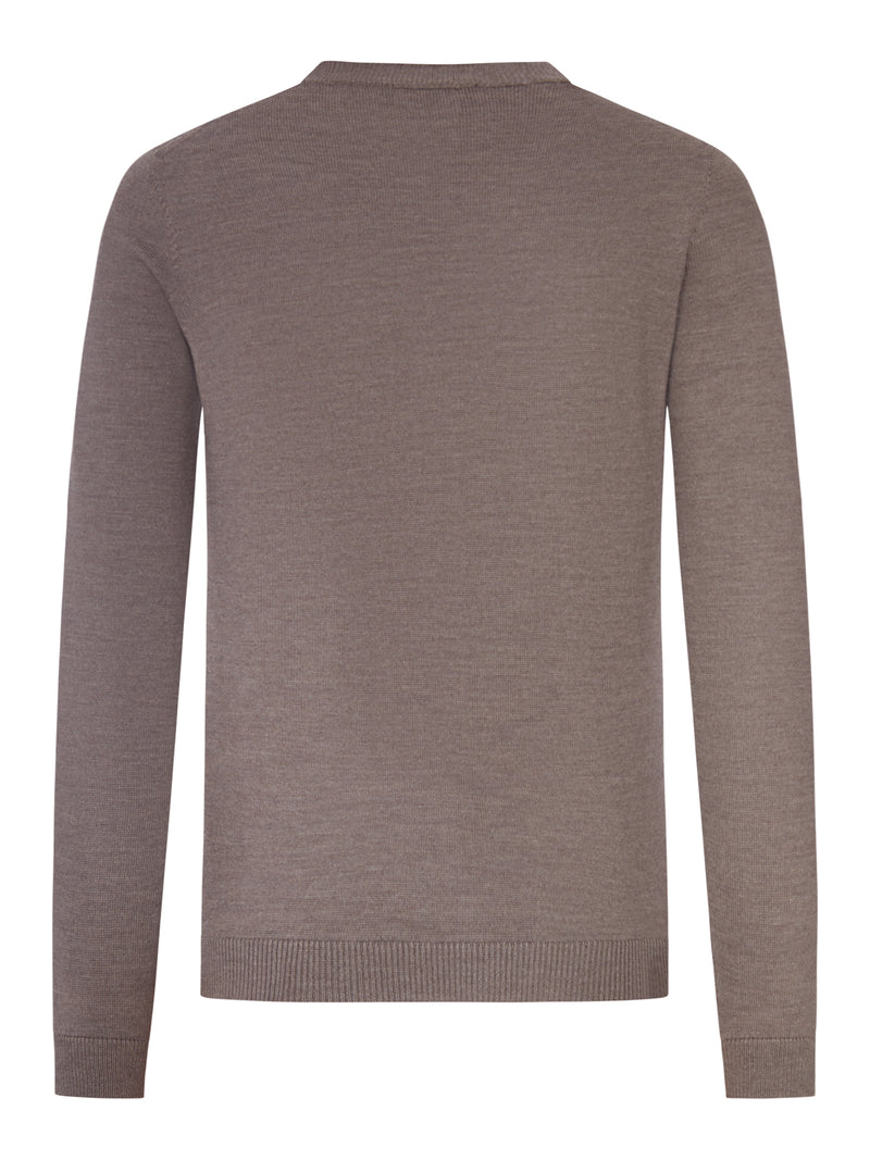 CREW NECK SWEATER IN FINE KNIT