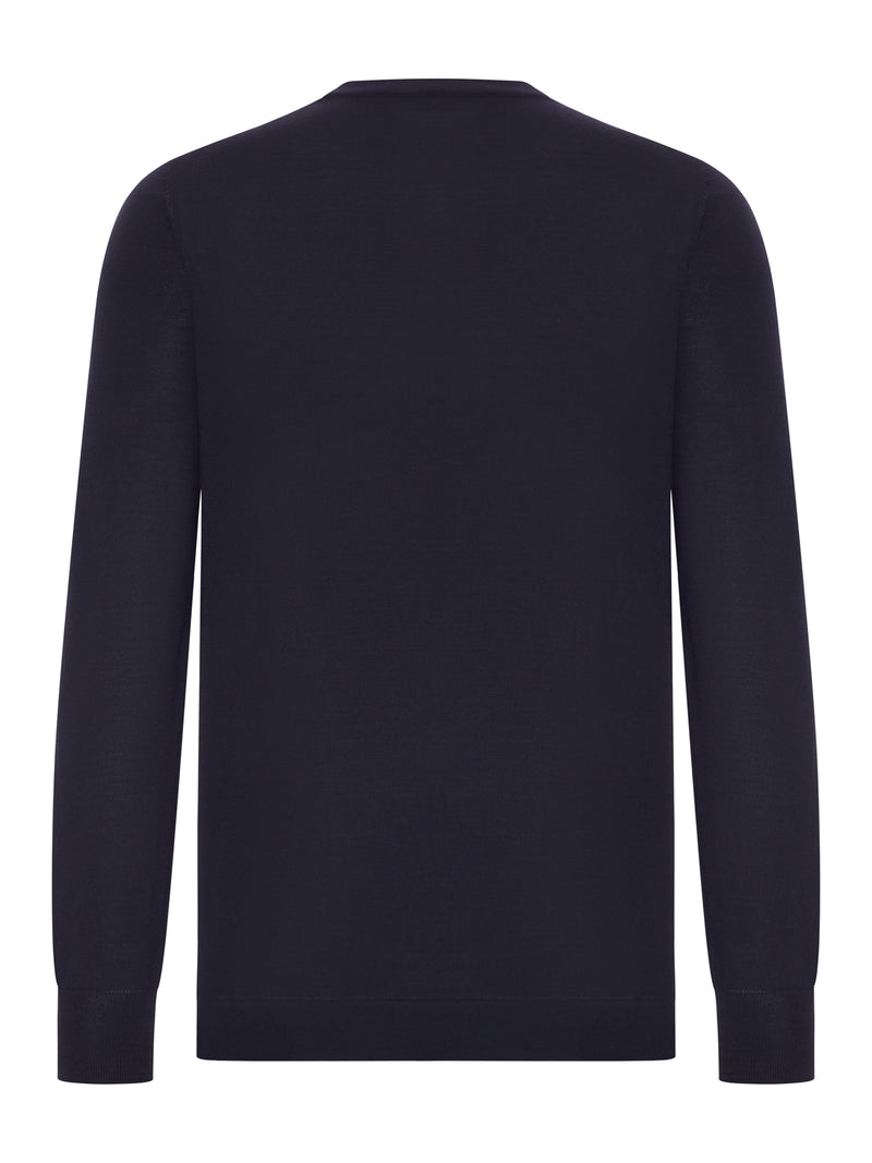CREW NECK SWEATER IN FINE KNIT