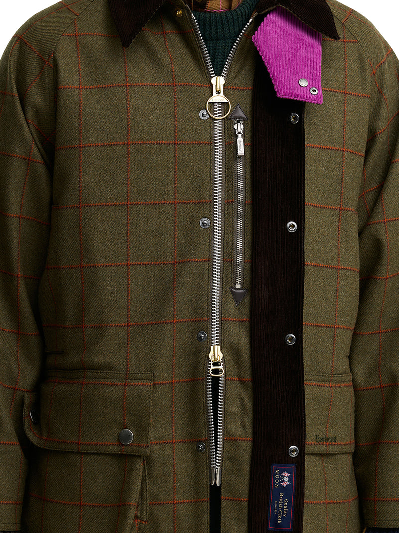 BARBOUR X PAUL SMITH CHECKED JACKET
