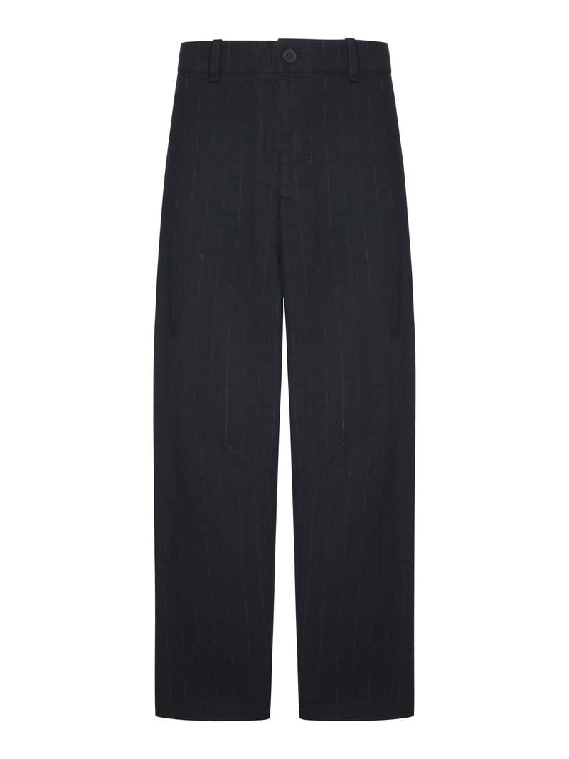 PINSTRIPE RELAXED FIT PANTS