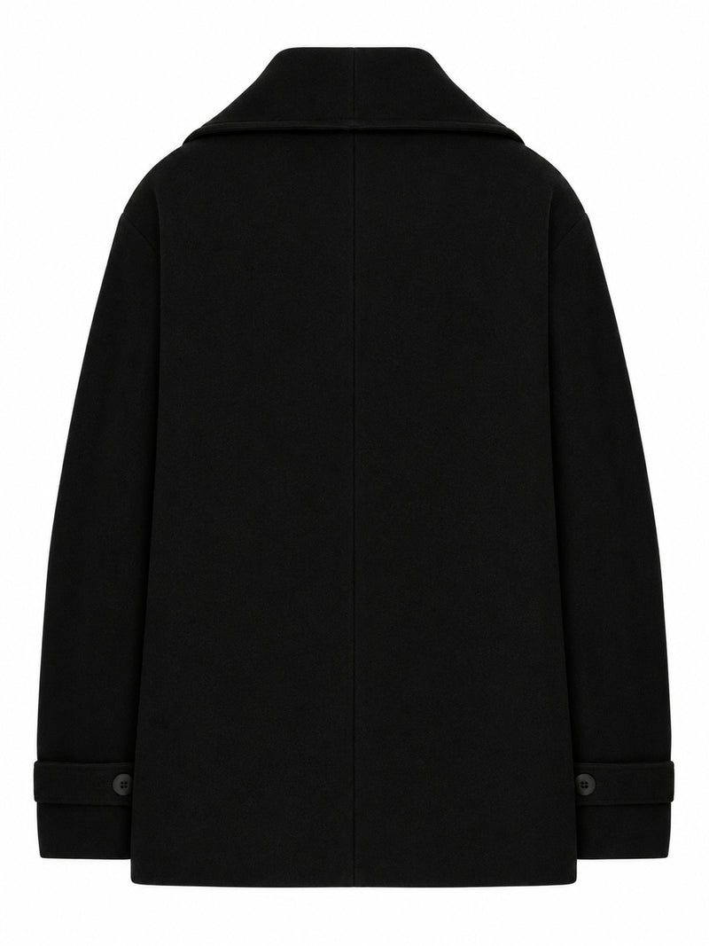 DOUBLE-BREASTED KNIT JACKET