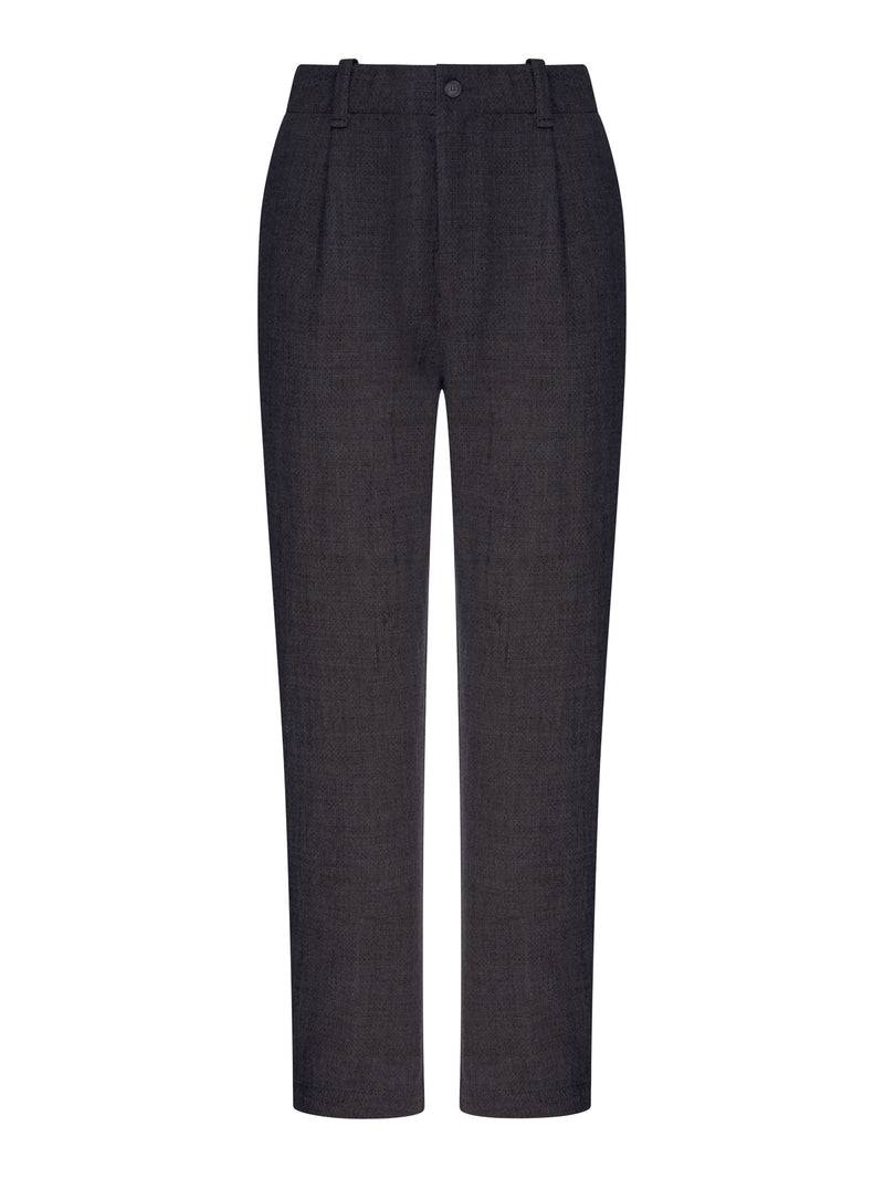 HIGH-WAISTED TAILORED TROUSERS
