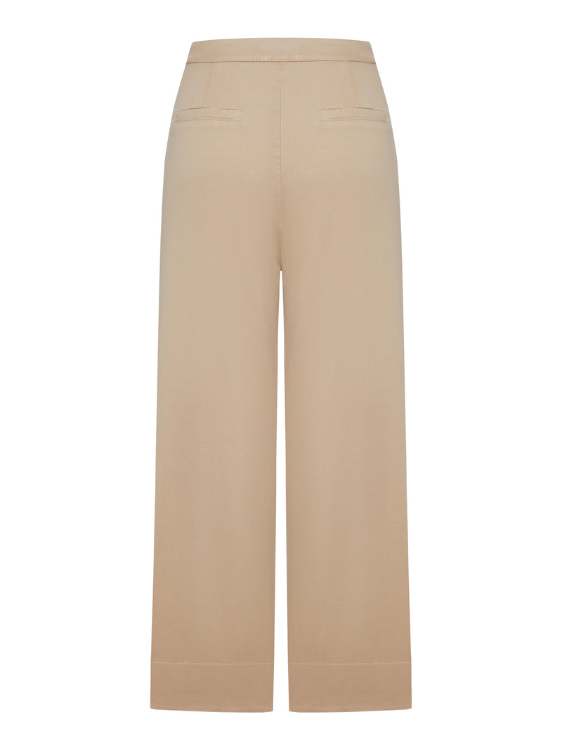HIGH-WAISTED PALAZZO TROUSERS