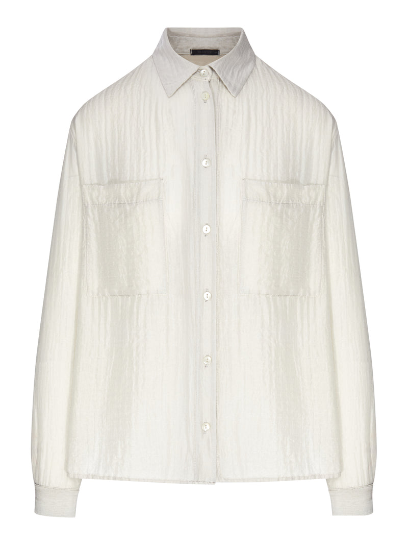 OVERSIZED SHIRT WITH FRONT POCKETS