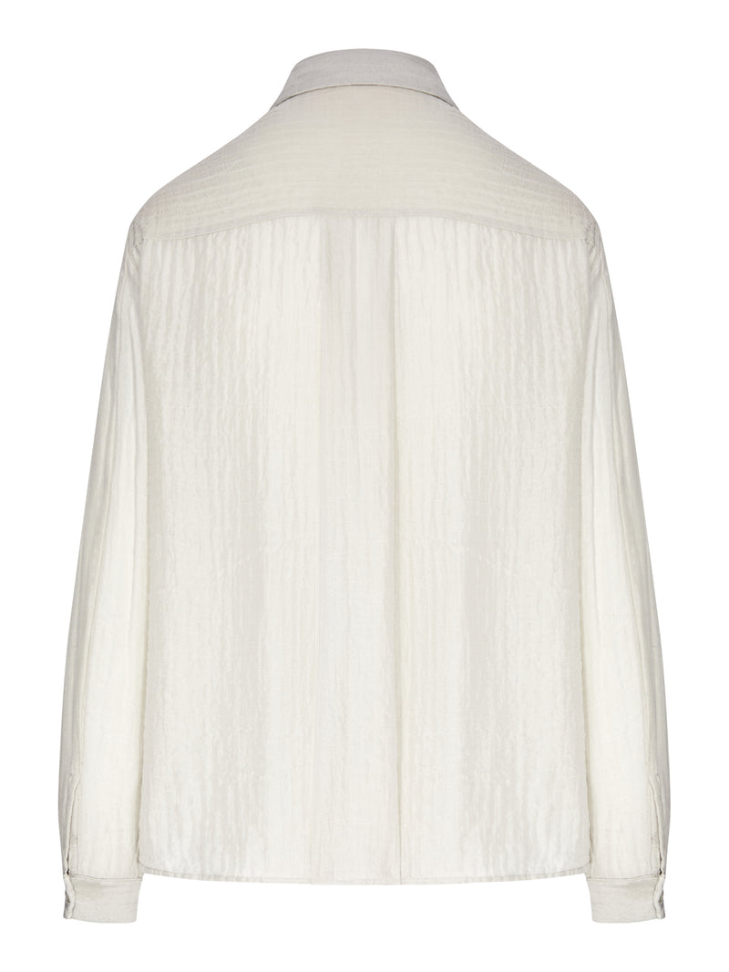 OVERSIZED SHIRT WITH FRONT POCKETS