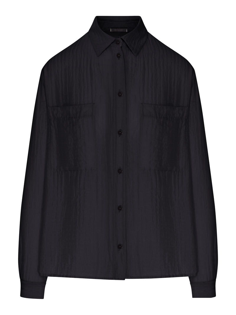 OVERSIZED SHIRT WITH FRONT POCKETS