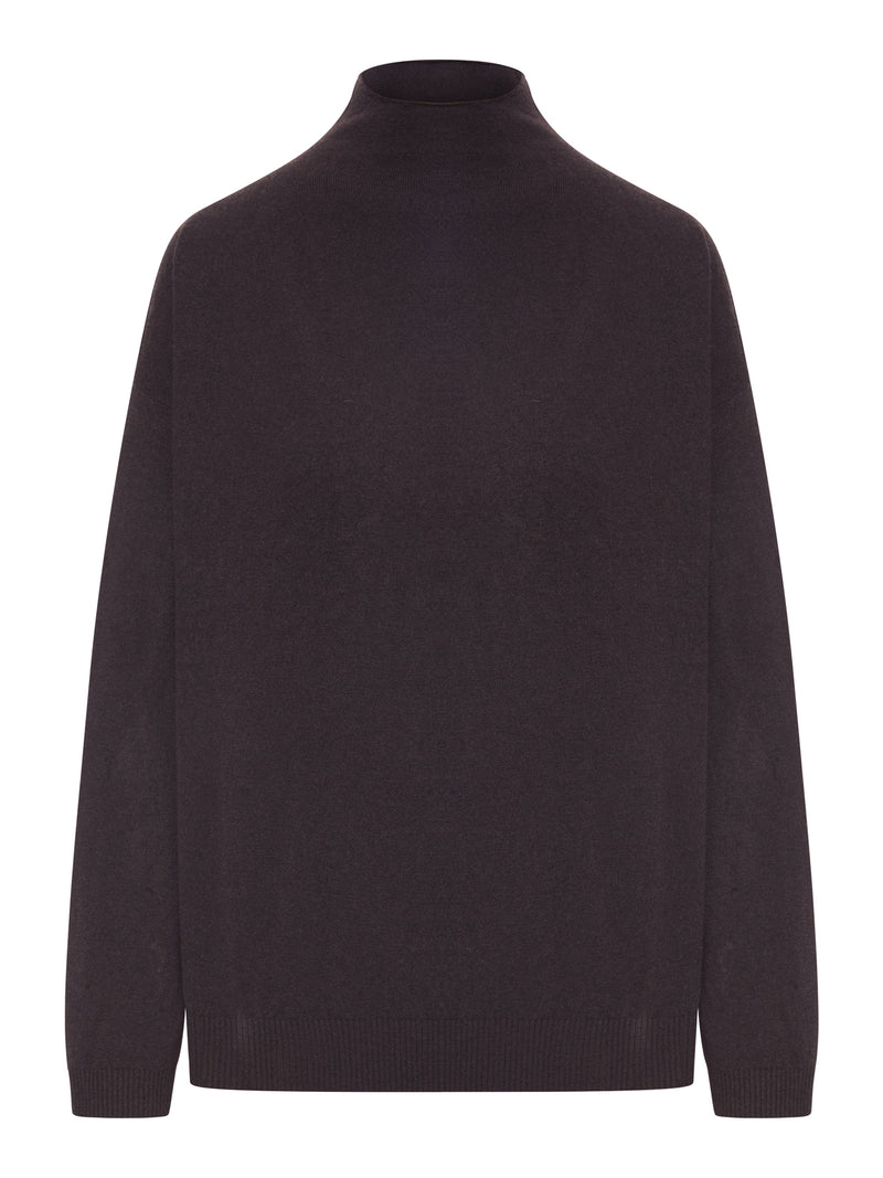 OVERSIZED HIGH-NECK SWEATER