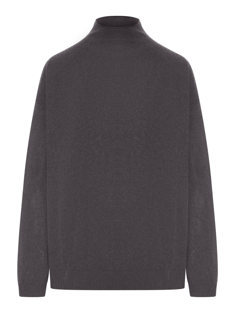 OVERSIZED HIGH-NECK SWEATER