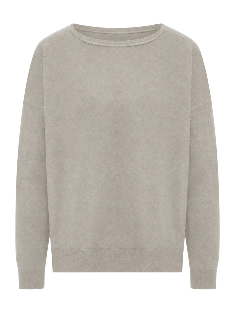 OVERSIZED BOAT-NECK SWEATER