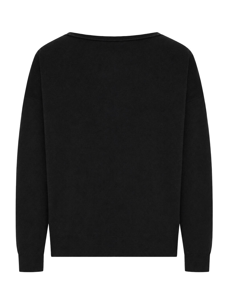 OVERSIZED BOAT-NECK SWEATER