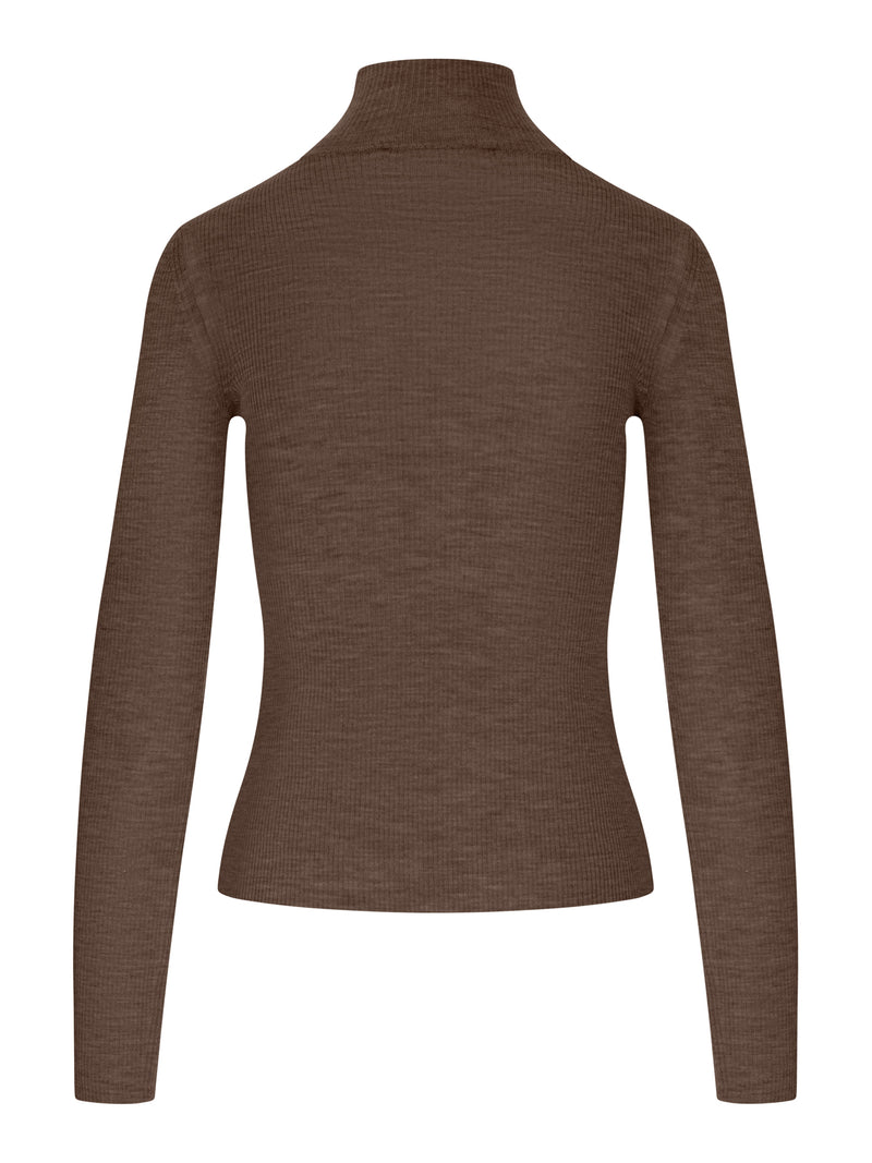 WOOL-BLEND TURTLENECK