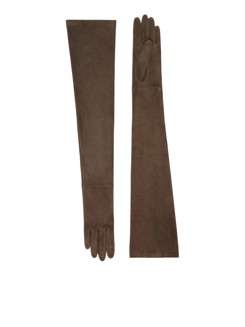 LONG SUEDE GLOVES