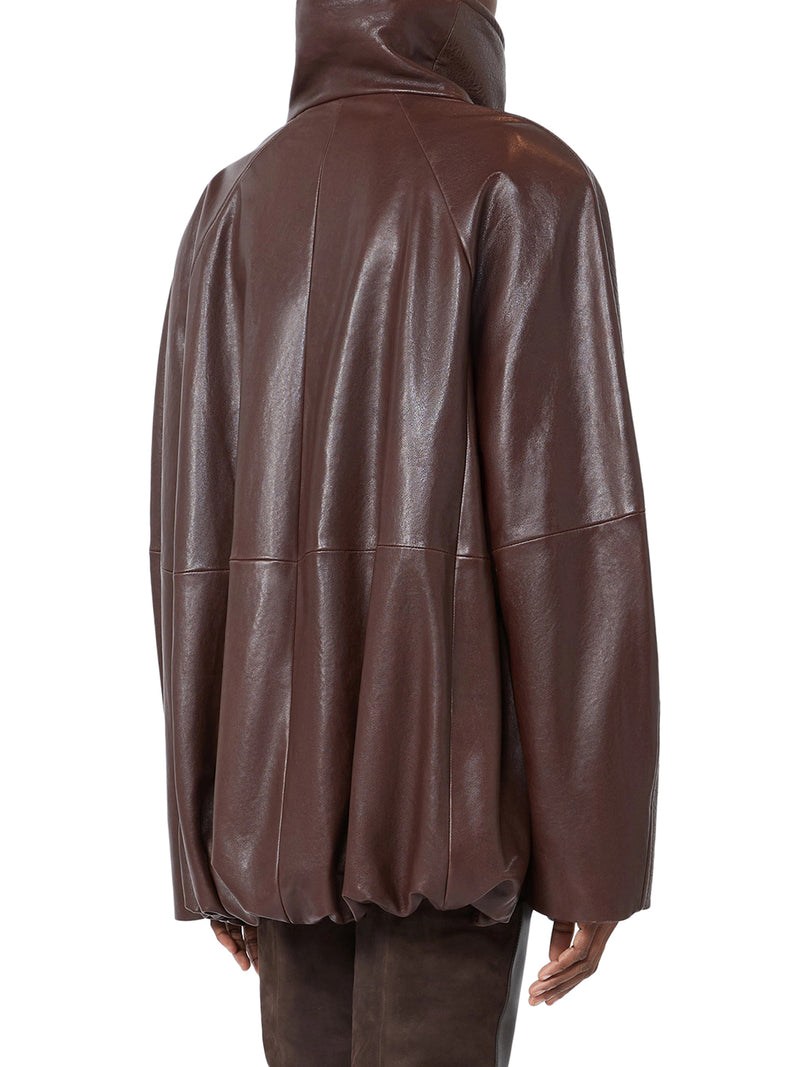 MOKA LEATHER SALAGGIO JACKET