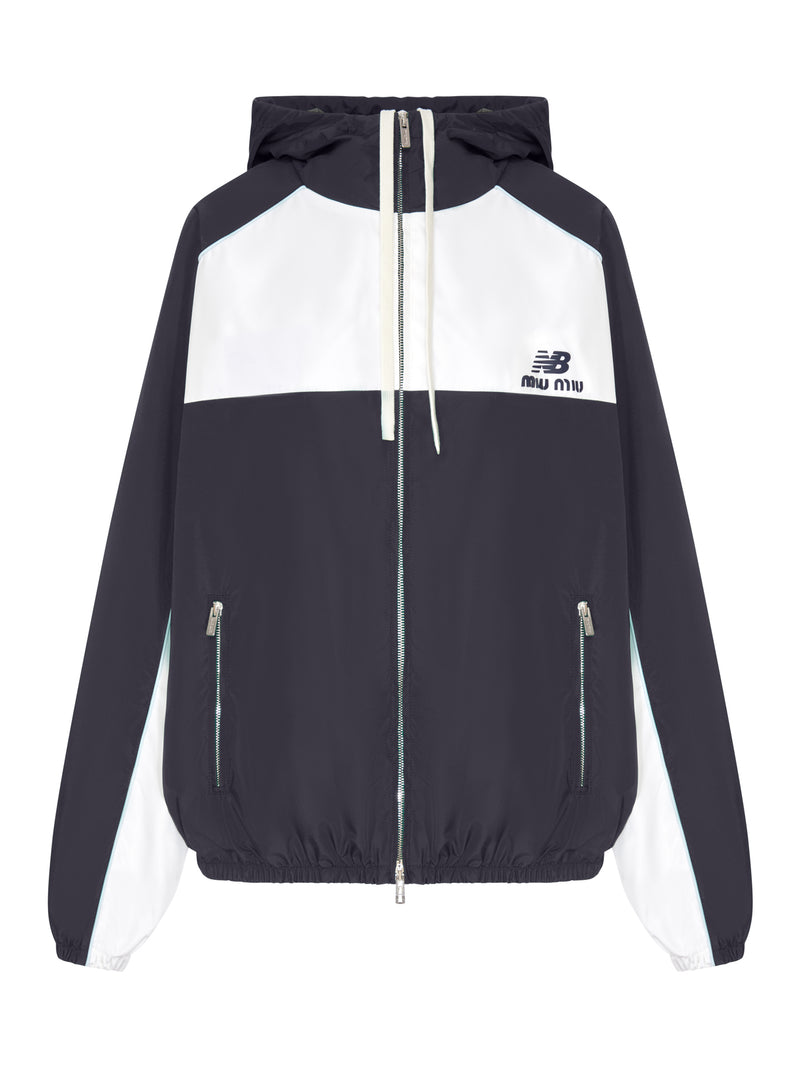 NEW BALANCE X MIU MIU TECHNICAL POPLIN WINDBREAKER FEATURING COCO GAUFF
