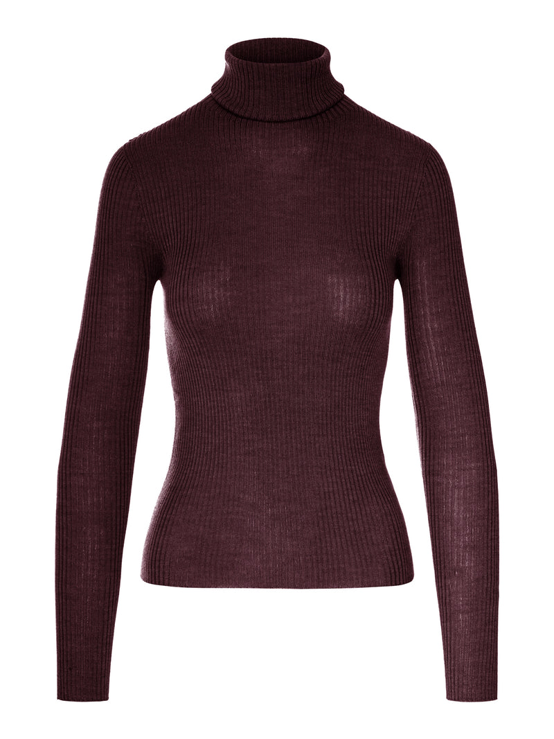 RIBBED TURTLENECK SWEATER