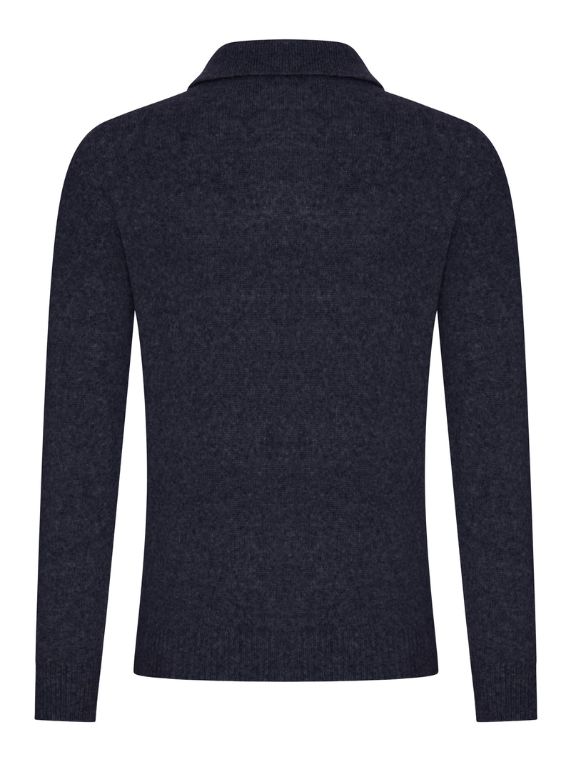WOOL POLO SWEATER