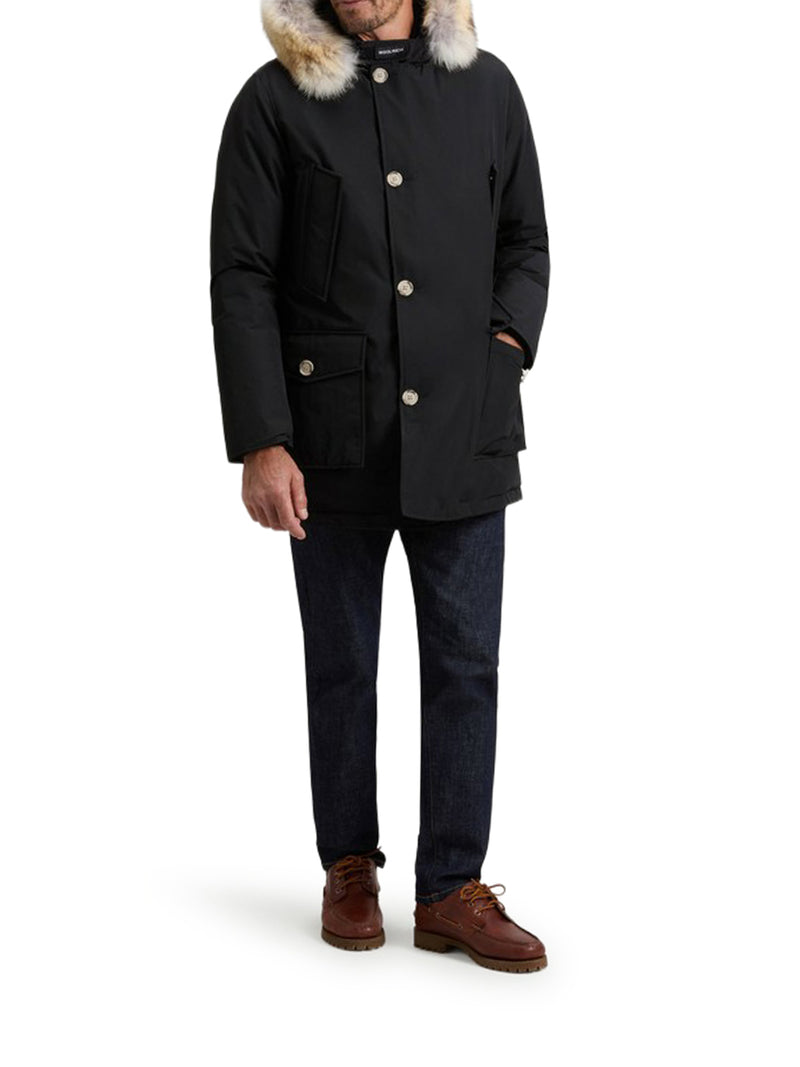ARCTIC PARKA IN RAMAR CLOTH WITH REMOVABLE FUR