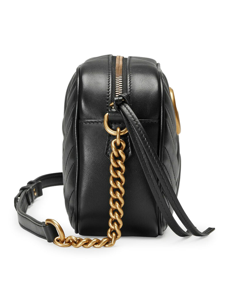 Gg Marmont Leather Camera Bag